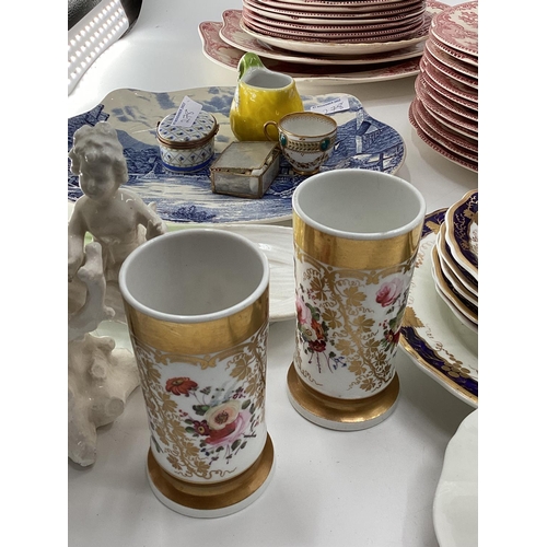 278 - A quantity of various china to include: Johnson Bros, Old Britain Castles; Royal Copenhagen coffee s... 