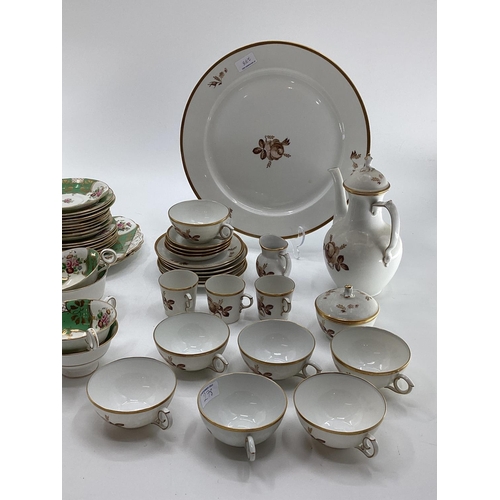 278 - A quantity of various china to include: Johnson Bros, Old Britain Castles; Royal Copenhagen coffee s... 