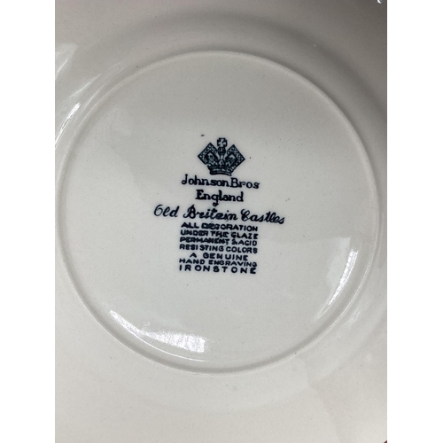 278 - A quantity of various china to include: Johnson Bros, Old Britain Castles; Royal Copenhagen coffee s... 