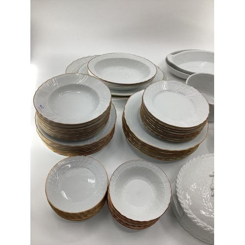 279 - A quantity of white china to include Richard Ginon Italy, 