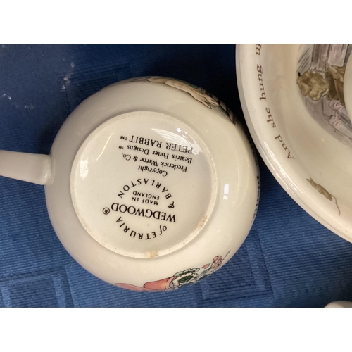 294 - A quantity of Beatrix Potter China, Wedgwood, Etruria & Barlaston, to include Peter Rabbit bowls, mu... 