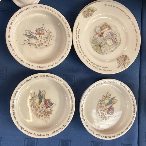 294 - A quantity of Beatrix Potter China, Wedgwood, Etruria & Barlaston, to include Peter Rabbit bowls, mu... 