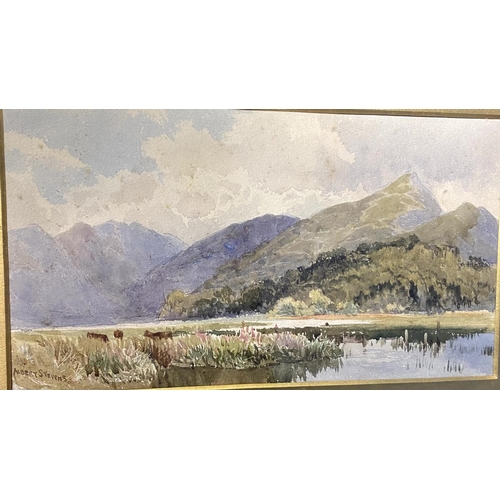 346 - Albert George Stevens (Staithes Group 1863-1925), a Pair of Lake District scenes, watercolour on pap... 