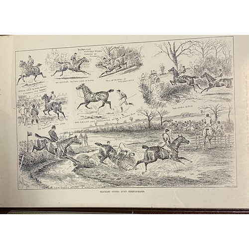 418 - A large collection of Horse/Hunting framed pictures and prints