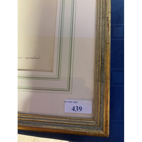 439 - A collection of floral prints in gilt glazed frames 32cm x 22cm (5)