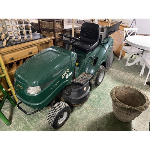 499 - GARDEN MACHINERY: ATCO GT36H garden ride on mower. Was working well during this summer, from the hou... 