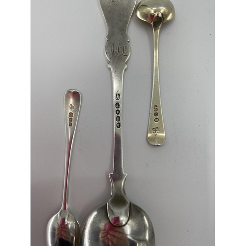 53 - Collection of sterling silver spoons, various dates and makers, 190g