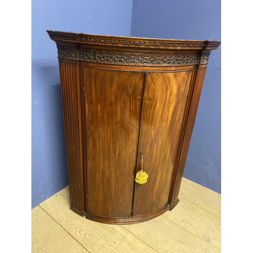 625 - Mahogany corner cabinet