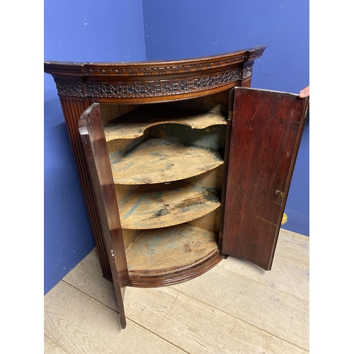 625 - Mahogany corner cabinet