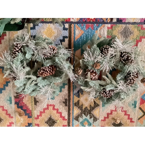 740 - CHRISTMAS: Indoor Faux Christmas wreath