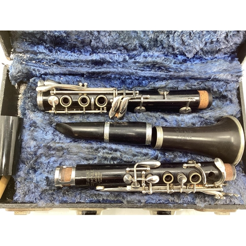 105 - A cased clarinet, as found, see images for detail