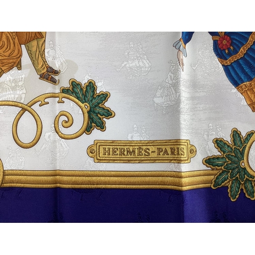 111 - 5 silk scarves, including one Hermes , Italian, etc one from the British Presidency of the European ... 