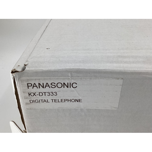 142 - Five new and unopened PANASONIC KX-DT 333 DIGITAL TELEPHONES