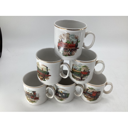 150 - A collection of C20th ceramics to include a six piece teaset and coffee by Churchill