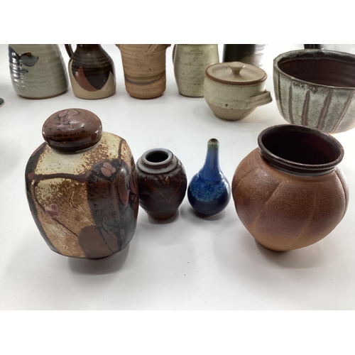 158 - Large collection of Studio pottery, various designers and makers (see photos)