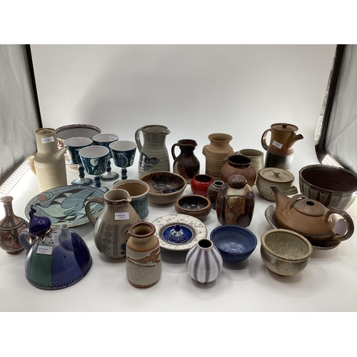 158 - Large collection of Studio pottery, various designers and makers (see photos)