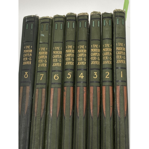 217 - The modern Carpenter and Joiner and Cabinet Maker in 8 volumes by the Gresham Publishing Company Lon... 