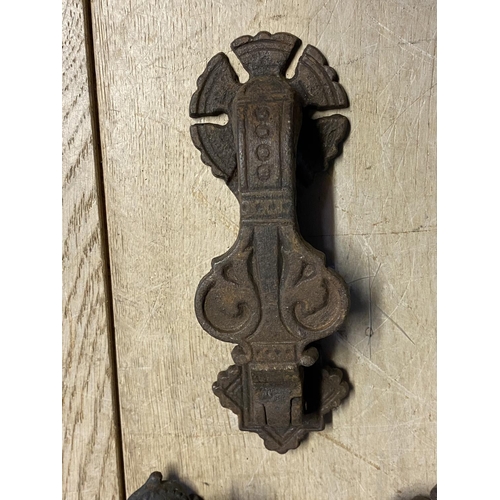 241 - 17 Victorian door knockers, some stamped A Kenrick & Sons