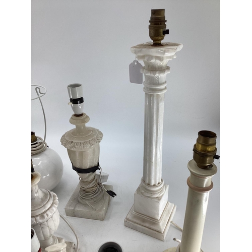 276 - A quantity of various lamps, see images for details