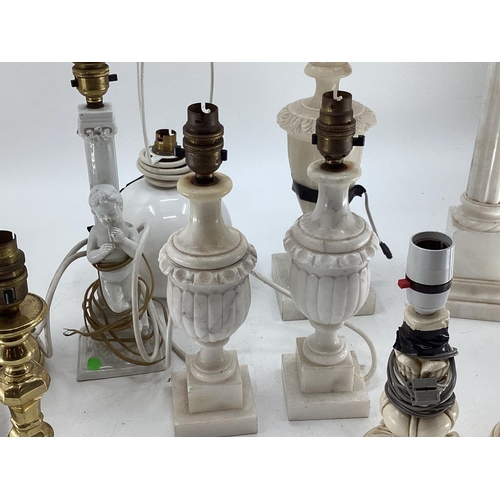 276 - A quantity of various lamps, see images for details