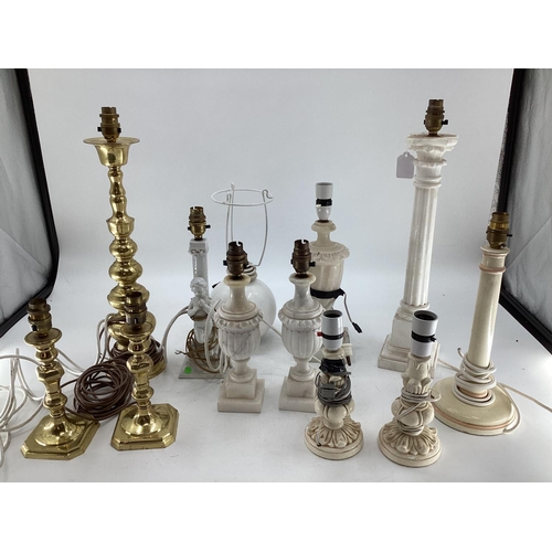 276 - A quantity of various lamps, see images for details