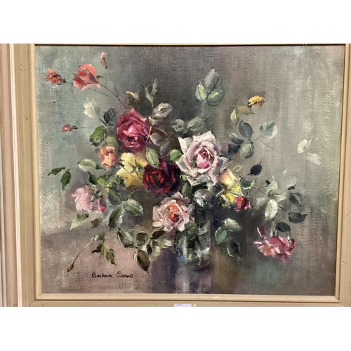 443 - Large collection of original artwork and prints, to include still life of flowers, by Barbara Crowe,... 