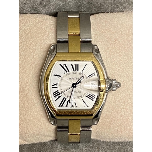 61 - Cartier, a gents Cartier stainless steel 