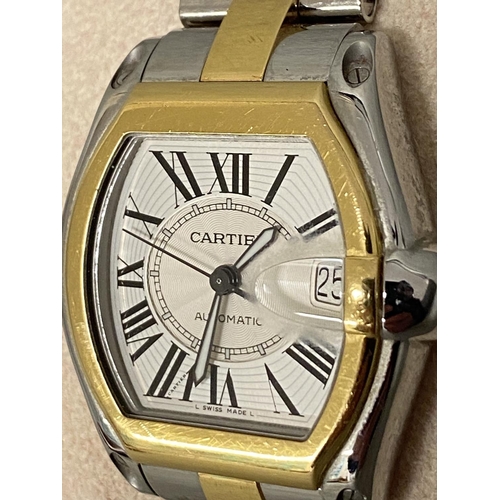 61 - Cartier, a gents Cartier stainless steel 