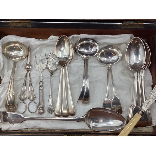 15 - A collection of silver plated wares to include boxed cutlery sets and other items