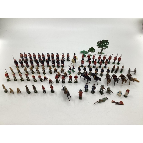 157 - A Collection of hand painted cast lead soldiers from 