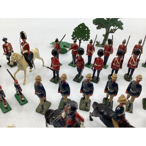 157 - A Collection of hand painted cast lead soldiers from 