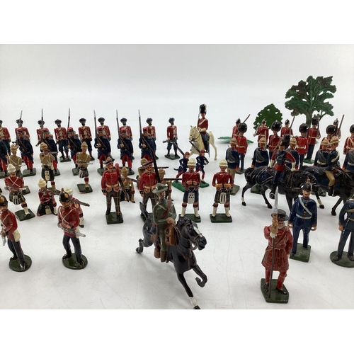 157 - A Collection of hand painted cast lead soldiers from 