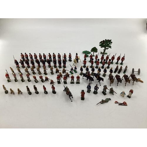 157 - A Collection of hand painted cast lead soldiers from 