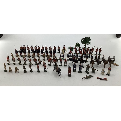 157 - A Collection of hand painted cast lead soldiers from 