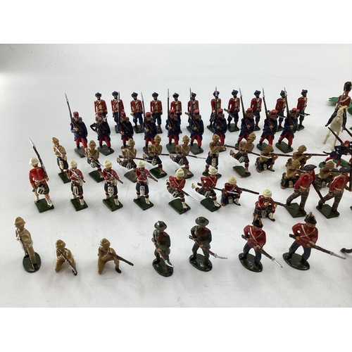 157 - A Collection of hand painted cast lead soldiers from 