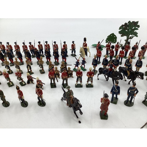 157 - A Collection of hand painted cast lead soldiers from 