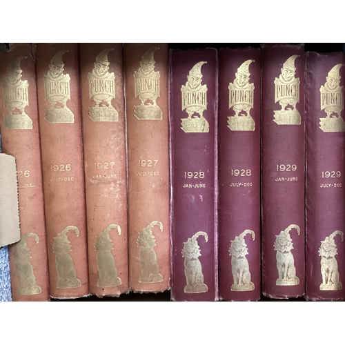 201 - A near complete run of bound Punch magazines approximately 178 bound volumes dating from 1841 to 195... 