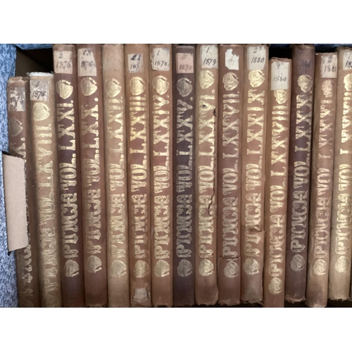 201 - A near complete run of bound Punch magazines approximately 178 bound volumes dating from 1841 to 195... 