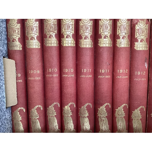 201 - A near complete run of bound Punch magazines approximately 178 bound volumes dating from 1841 to 195... 