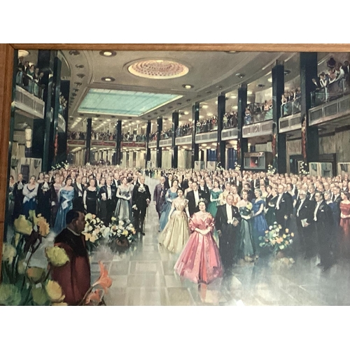 394 - Two limited edition prints, the underwriting room at Lloyds and Lloyd entrance by Terrence Cuneo in ... 