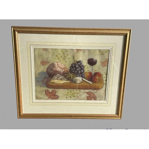 408 - A similar Pair Of Still Life Pastels by and signed Gail Lilley Height 67 cm, Width 81 cm and Depth 3... 