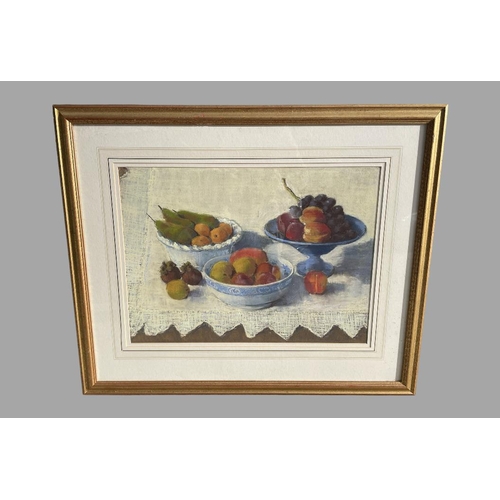 408 - A similar Pair Of Still Life Pastels by and signed Gail Lilley Height 67 cm, Width 81 cm and Depth 3... 