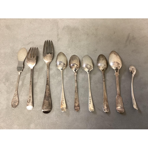 61 - Collection of Sterling cutlery, various dates/makers, approx 164g