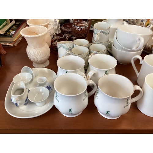 200 - Quantity of kitchen china, including white Villeroy and Bosch, Denby etc