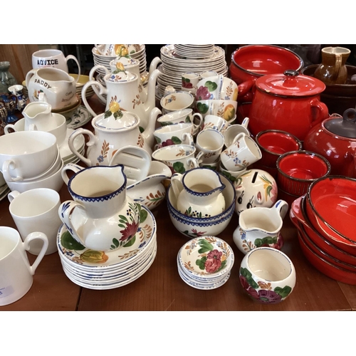 200 - Quantity of kitchen china, including white Villeroy and Bosch, Denby etc