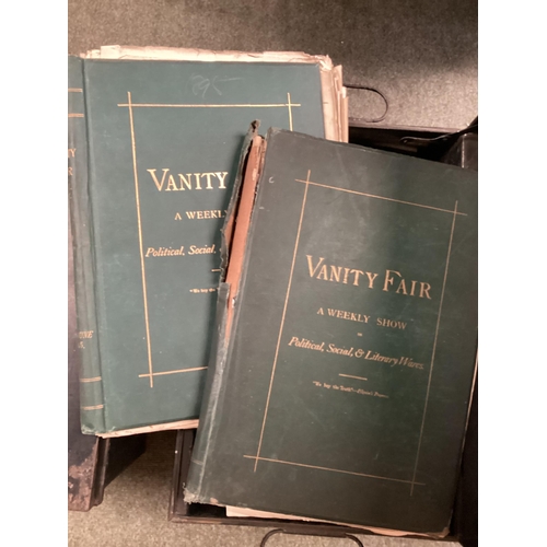 100 - Large collection of vanity fair prints in three metal deed boxes, APPROX 1584 OF THEM. In the Books,... 