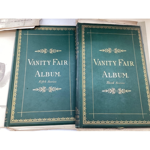 100 - Large collection of vanity fair prints in three metal deed boxes, APPROX 1584 OF THEM. In the Books,... 