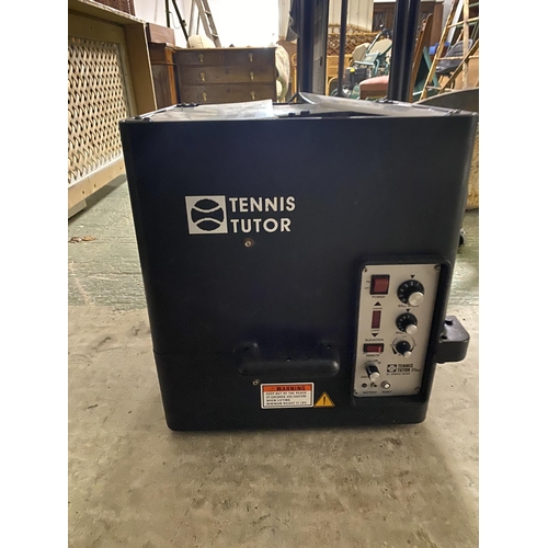 184 - Tennis ball machine, not tested for working, sold as seen and without any guarantees, no leads