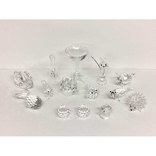 217 - A large collection of Swarovski glass ornaments