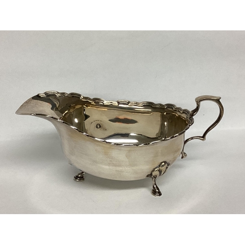 22 - A Sterling Silver sauce boat, by Atkins Brothers, Birmingham, 1928, 100g